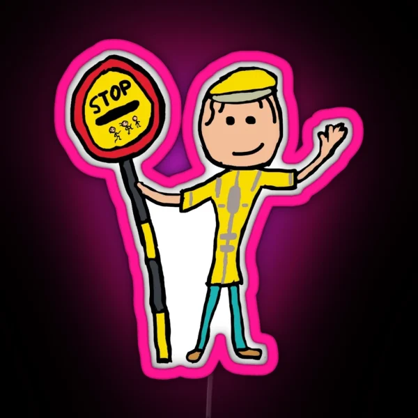Lollipop Lady RGB Neon Sign