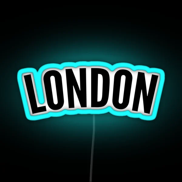 London Curved RGB Neon Sign