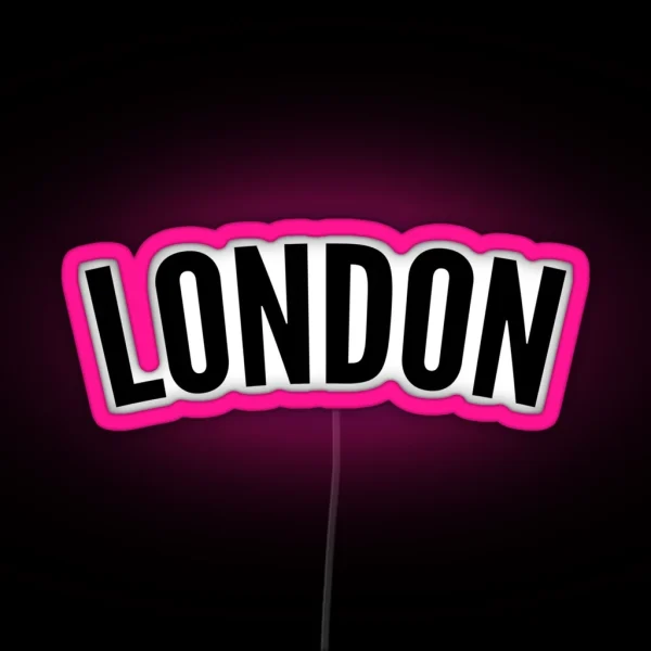London Curved RGB Neon Sign