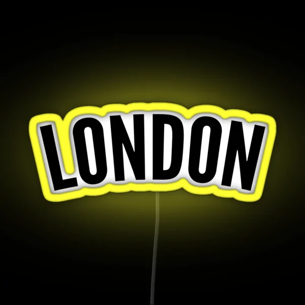 London Curved RGB Neon Sign