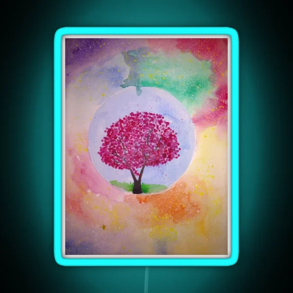 Lonely Tree RGB Neon Sign