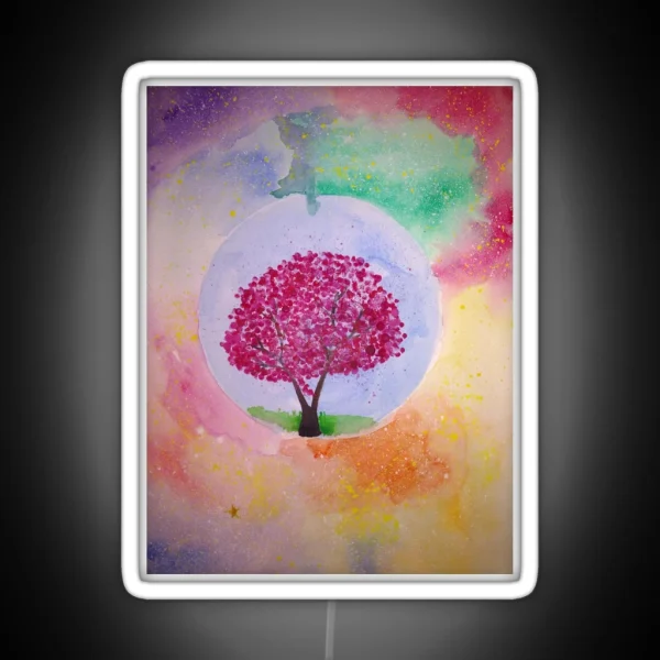 Lonely Tree RGB Neon Sign
