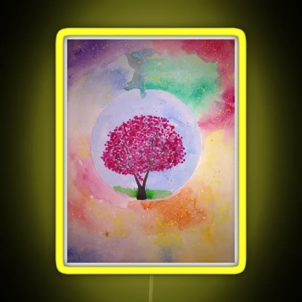 Lonely Tree RGB Neon Sign