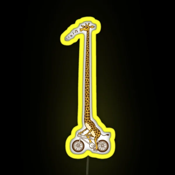 Long Bike Ride RGB Neon Sign