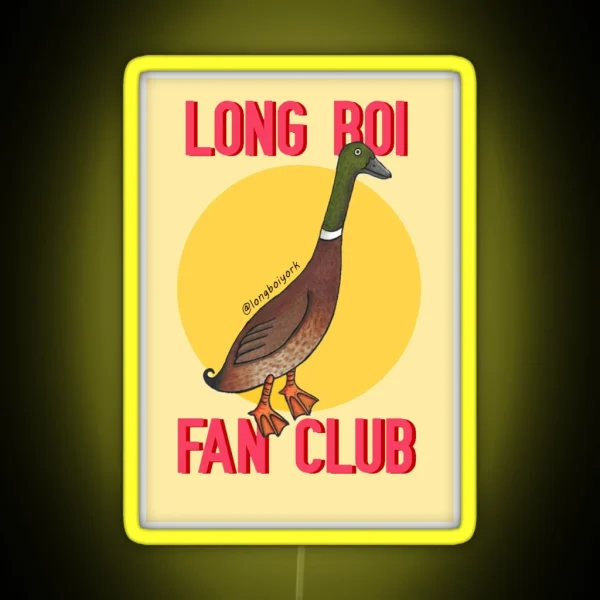 Long Boi Fan Club RGB Neon Sign