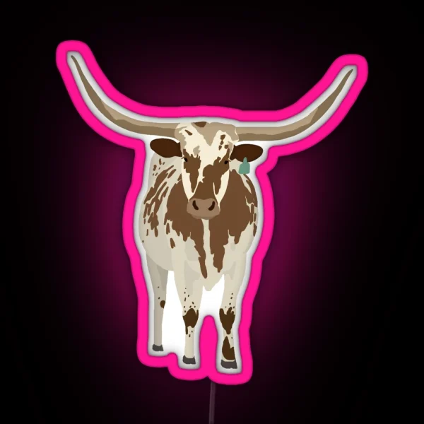 Longhorn RGB Neon Sign