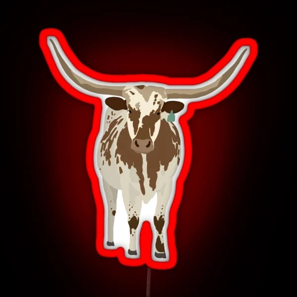 Longhorn RGB Neon Sign