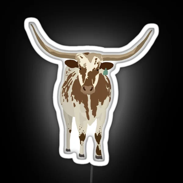 Longhorn RGB Neon Sign