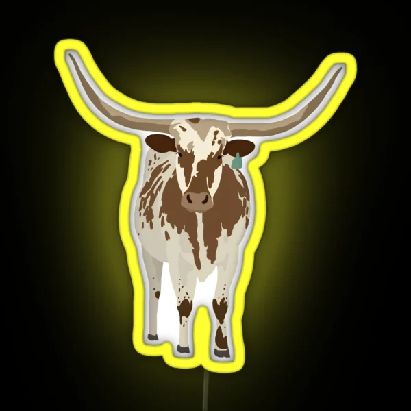 Longhorn RGB Neon Sign
