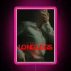 RGB Neon Sign in Pink for Horror Fans featuring Lee Harker and Mai Ka Monroe