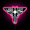 look-for-the-light rgb neon sign pink