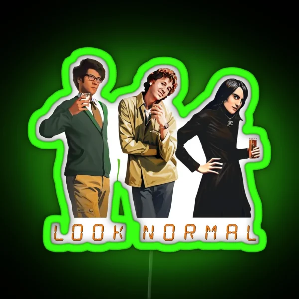 Look Normal The IT Crowd RGB Neon Sign