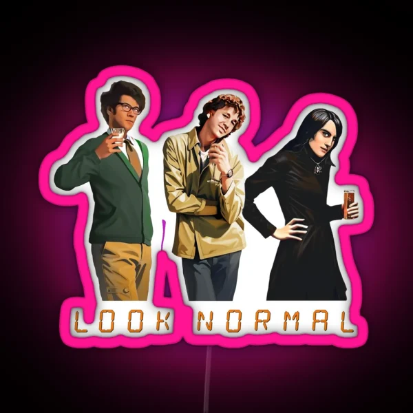 Look Normal The IT Crowd RGB Neon Sign