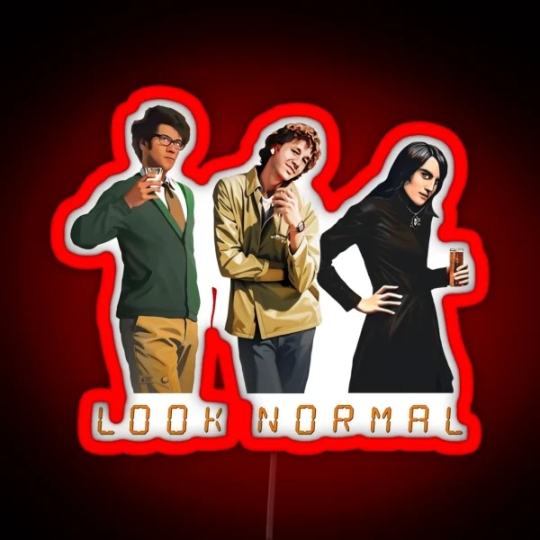 Look Normal The IT Crowd RGB Neon Sign