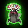 RGB Neon Loot Bug Sign in Green