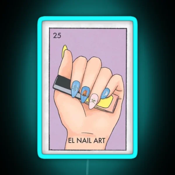 Loteria RGB Neon Sign