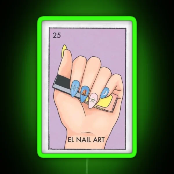 Loteria RGB Neon Sign