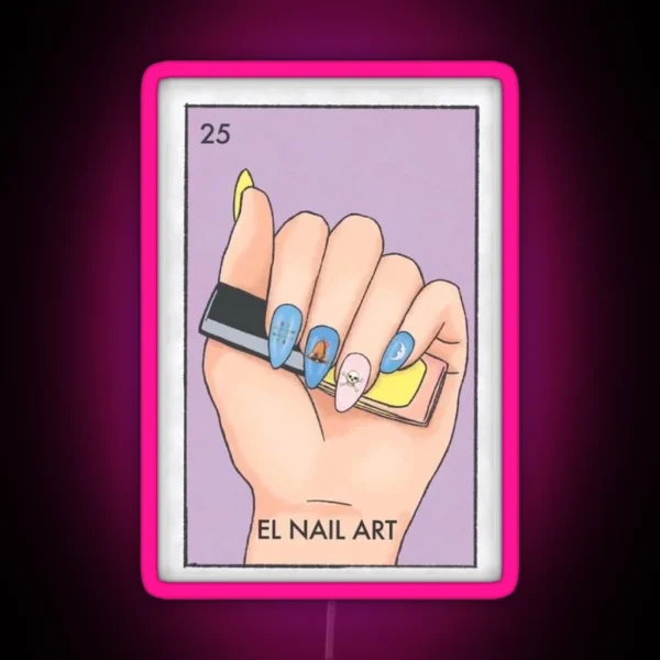 Loteria RGB Neon Sign
