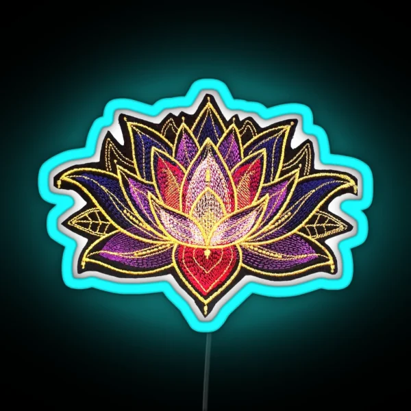 Lotus Flower Led RGB Neon Sign