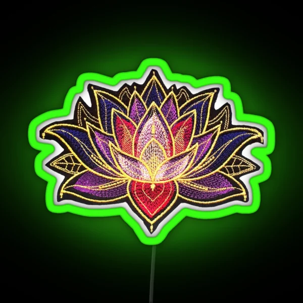 Lotus Flower Led RGB Neon Sign