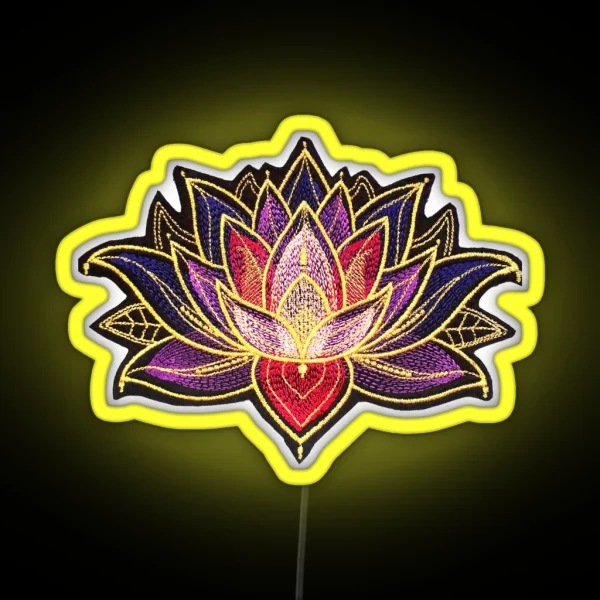 Lotus Flower Led RGB Neon Sign