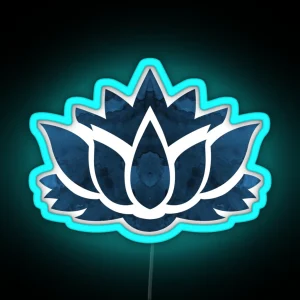 Lotus Flower RGB Neon Sign