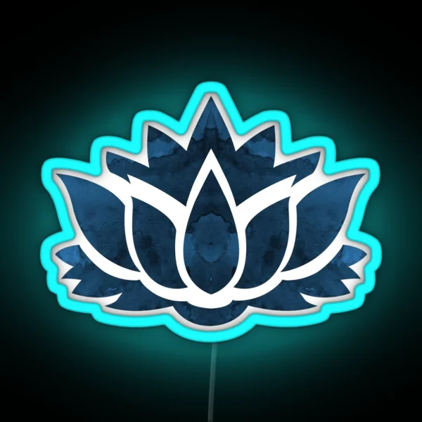 Lotus Flower RGB Neon Sign