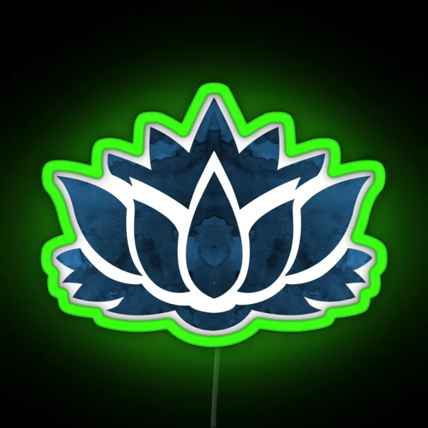 Lotus Flower RGB Neon Sign