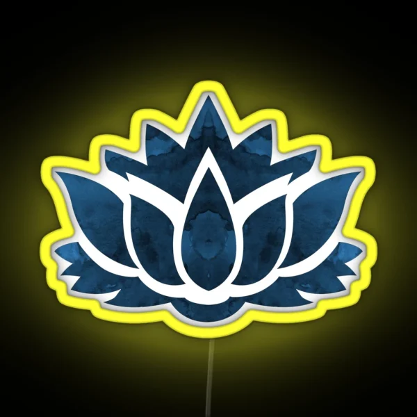 Lotus Flower RGB Neon Sign