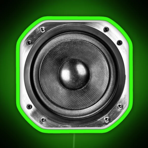 Loudspeaker RGB Neon Sign