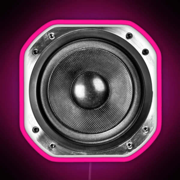 Loudspeaker RGB Neon Sign