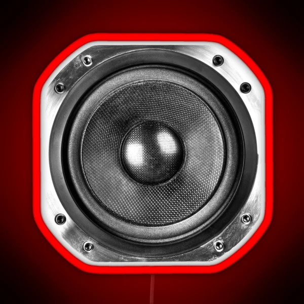 Loudspeaker RGB Neon Sign
