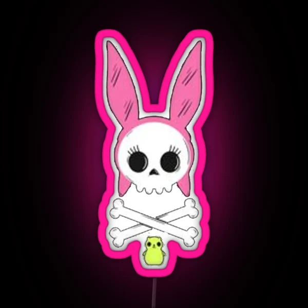 Louise Skull RGB Neon Sign