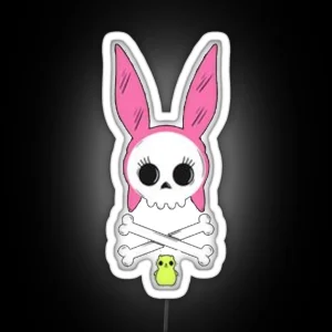 Louise Skull RGB Neon Sign
