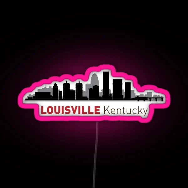 Louisville Skyline RGB Neon Sign