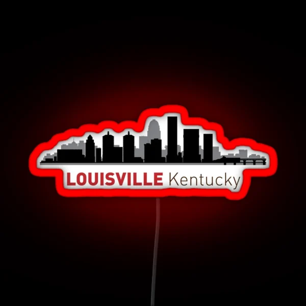 Louisville Skyline RGB Neon Sign