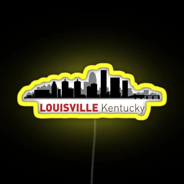 Louisville Skyline RGB Neon Sign