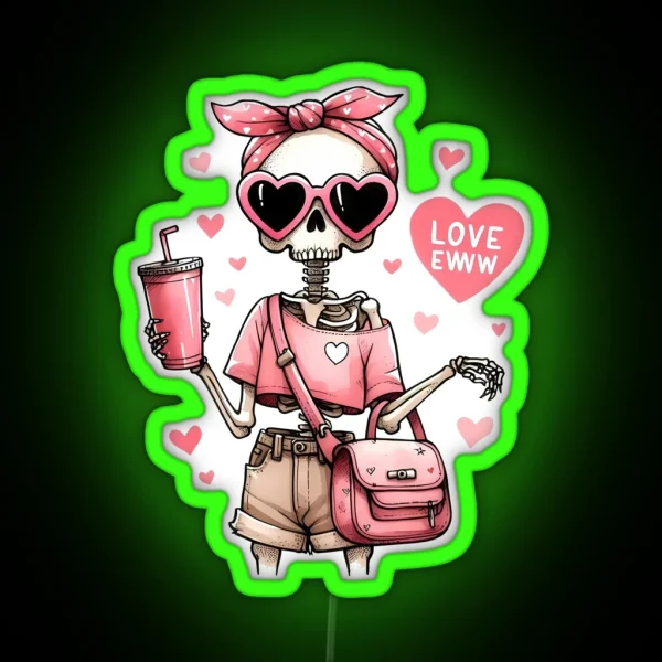 Love Eww Gross Funny Valentine S Day Anti Romance Gag Gift RGB Neon Sign