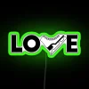 LOVE Ice Skating RGB Neon Sign - Image 4