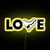 LOVE Ice Skating RGB Neon Sign - Image 5