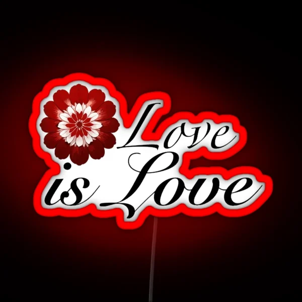 Love Is Love RGB Neon Sign