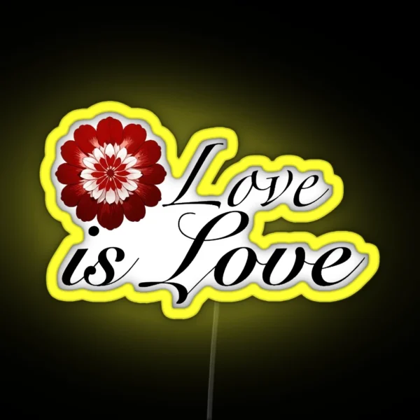 Love Is Love RGB Neon Sign
