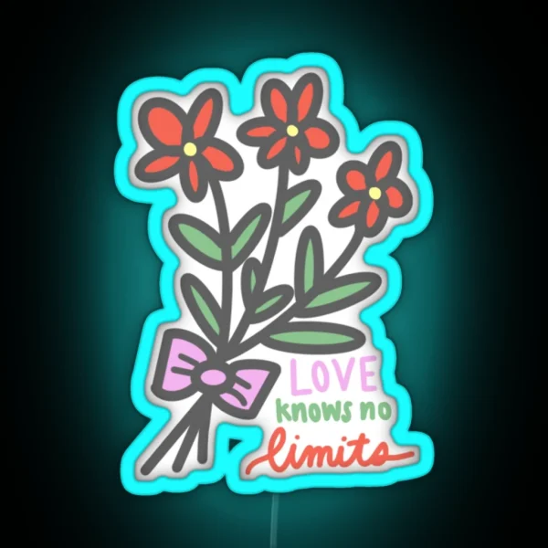 Love Knows No Limits RGB Neon Sign