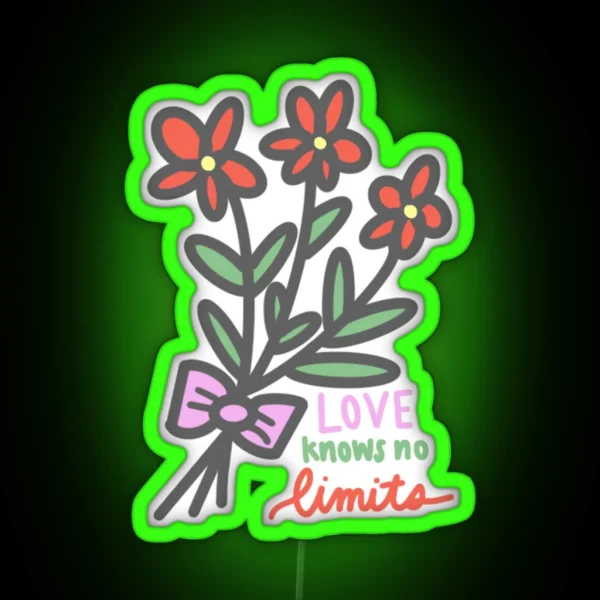 Love Knows No Limits RGB Neon Sign