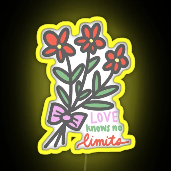 Love Knows No Limits RGB Neon Sign
