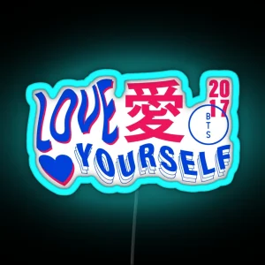 LOVE YOURSELF RGB Neon Sign