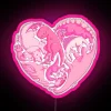 loveasaurus rgb neon sign pink