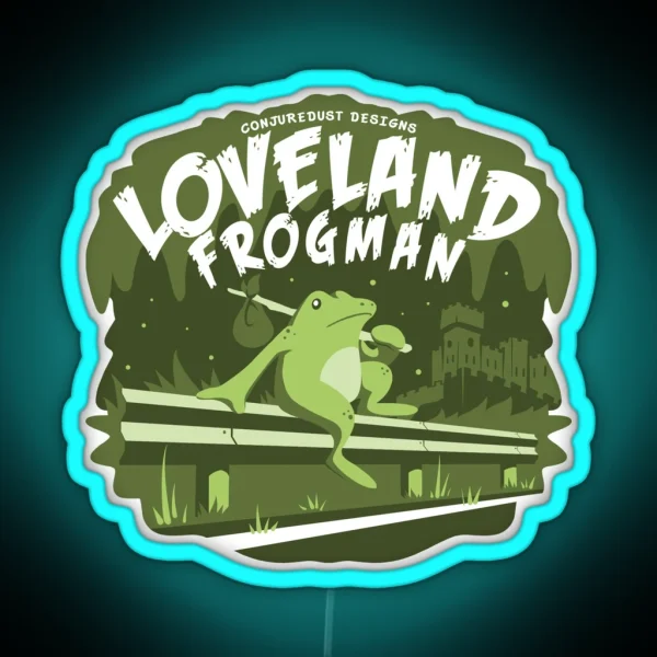 Loveland Frogman Encounter RGB Neon Sign