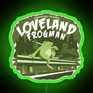 Loveland Frogman Encounter RGB Neon Sign