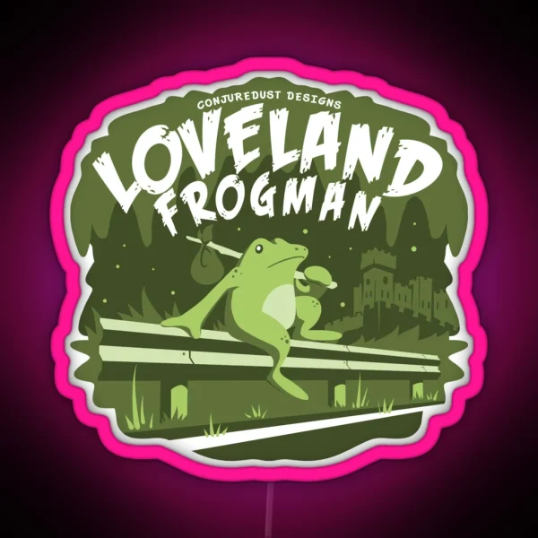 Loveland Frogman Encounter RGB Neon Sign